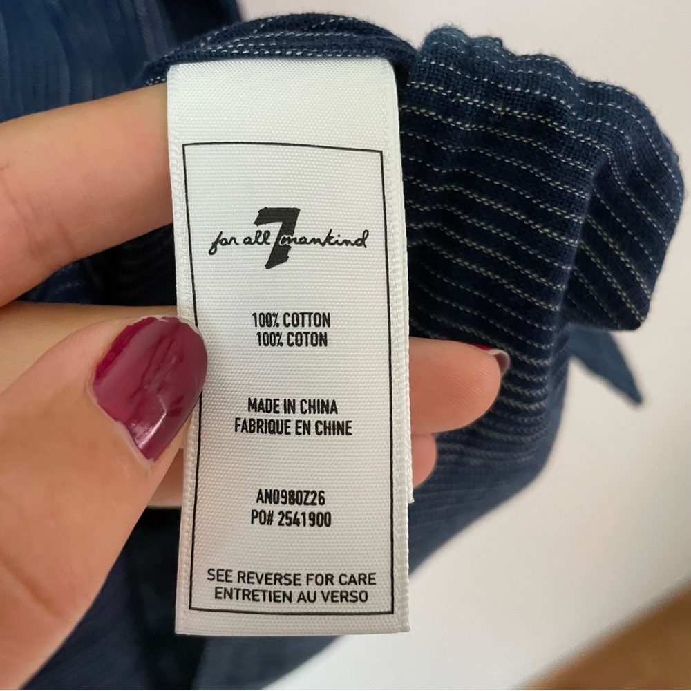 7 For All Mankind Top - Picture 4 of 6